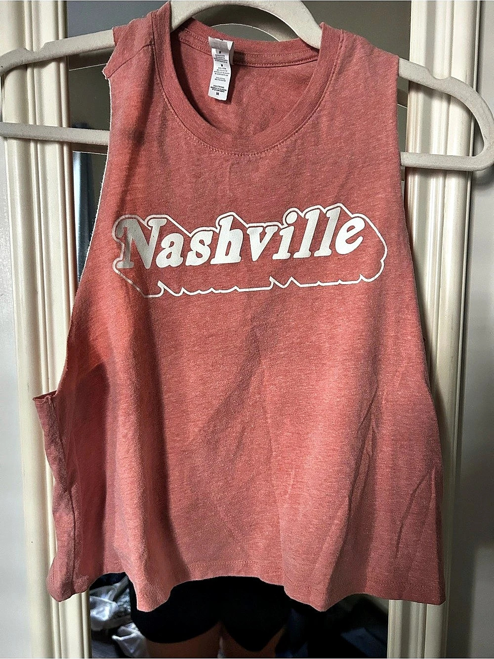 Nashville Graphic Crop Tank Top